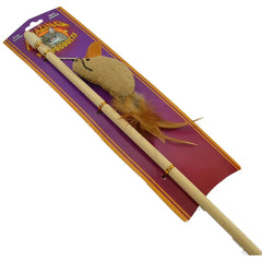 Amazing Pet Cat Wand W/Natural Mouse