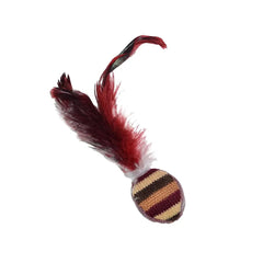Amazing Pet Cat-Itude Feather Ball