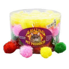 Amazing Pet Cat Display Sparkle Balls 5Cm 80Pc