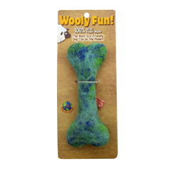Amazing Pet Wooly Fun Flat Bone 6.5" Green