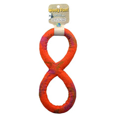 Amazing Pet Wooly Fun Figure-8 Tug 8" Orange Marble