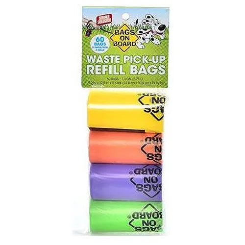 Bags On Board Refill Bags Rainbow 60ct