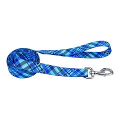 Pet Attire Styles Dog Leash 6'x3/8 Plaid Bones
