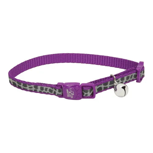 Coastal Lazerr Brite Cat Safe Collar 8-12" Purple