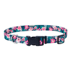 Pet Attire Styles Adjustable Collar 8-12x3/8 Tropical Flower
