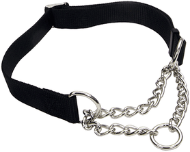 Coastal Adjustable Check Choke Training Collar 10-14x5/8 Black