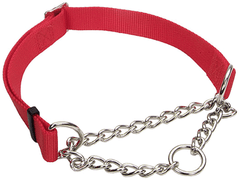 Coastal Adjustable Check Choke Training Collar 10-14x5/8 Red