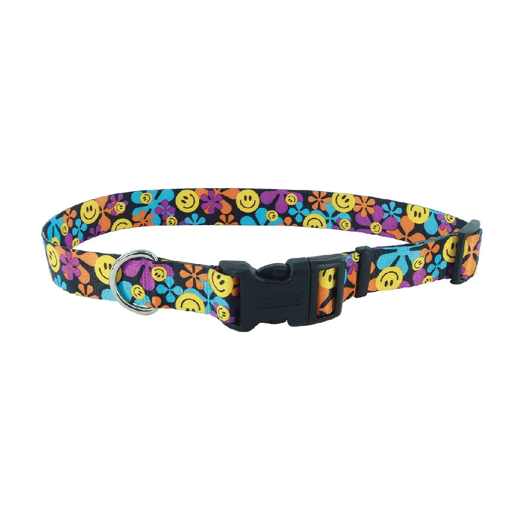 Pet Attire Styles Adjustable Collar 10-14x5/8 Wild Flower
