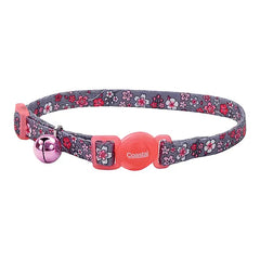 Coastal Safe Cat Fashion Breakaway Cat Collar Pink Cherry Blossoms