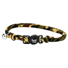Coastal Safe Cat Round Fashion Collar 8-12x3/8 Camo
