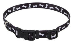 Pet Attire Adj Collar 18-26x1 Black