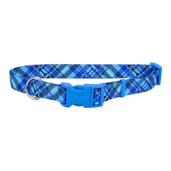 Pet Attire Styles Adjustable Collar 18-26x1 Plaid Bones