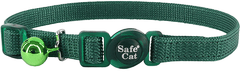 Coastal Safe Cat Adjustable Collar 8-12x3/8 Hunter Green