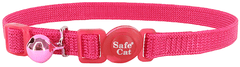Coastal Safe Cat Adjustable Collar 8-12x3/8 Pink Flamingo