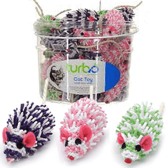 Coastal TurboCat Toy Bin Mop Mice 36ct