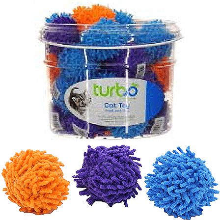 Coastal TurboCat Toy Bin Mop Balls 36ct