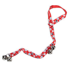 Coastal Potty Training Bells Red and White Paws