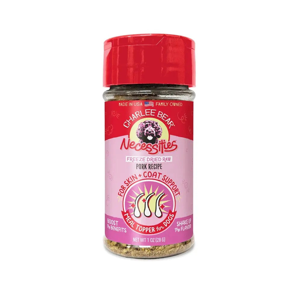 Charlee Bear Necessities Pork Recipe Skin/Coat Support 1Oz