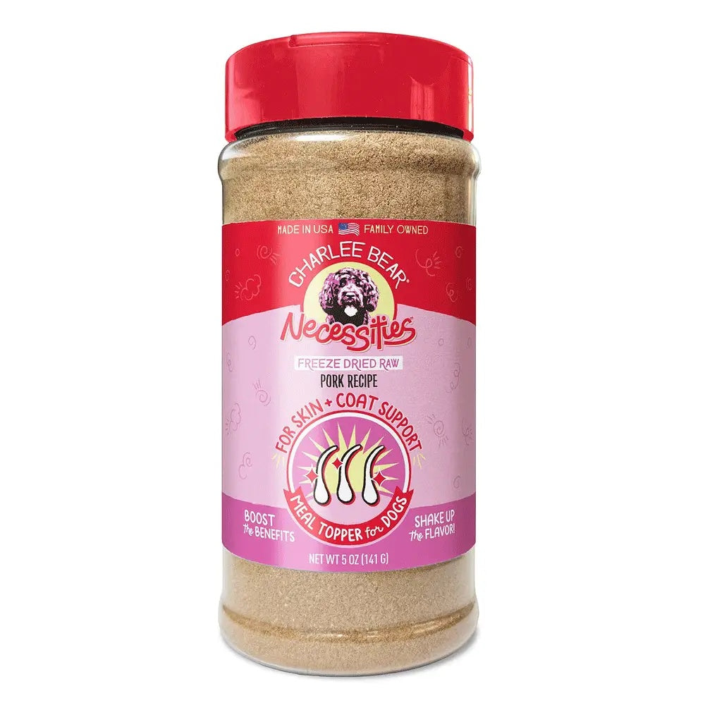 Charlee Bear Necessities Pork Recipe Skin/Coat Support 5Oz