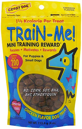 Crazy Pet Train-Me Treats Chicken 4oz Mini