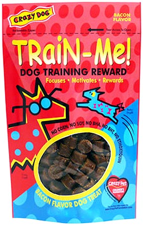 Crazy Pet Train-Me Treats Bacon 1lb