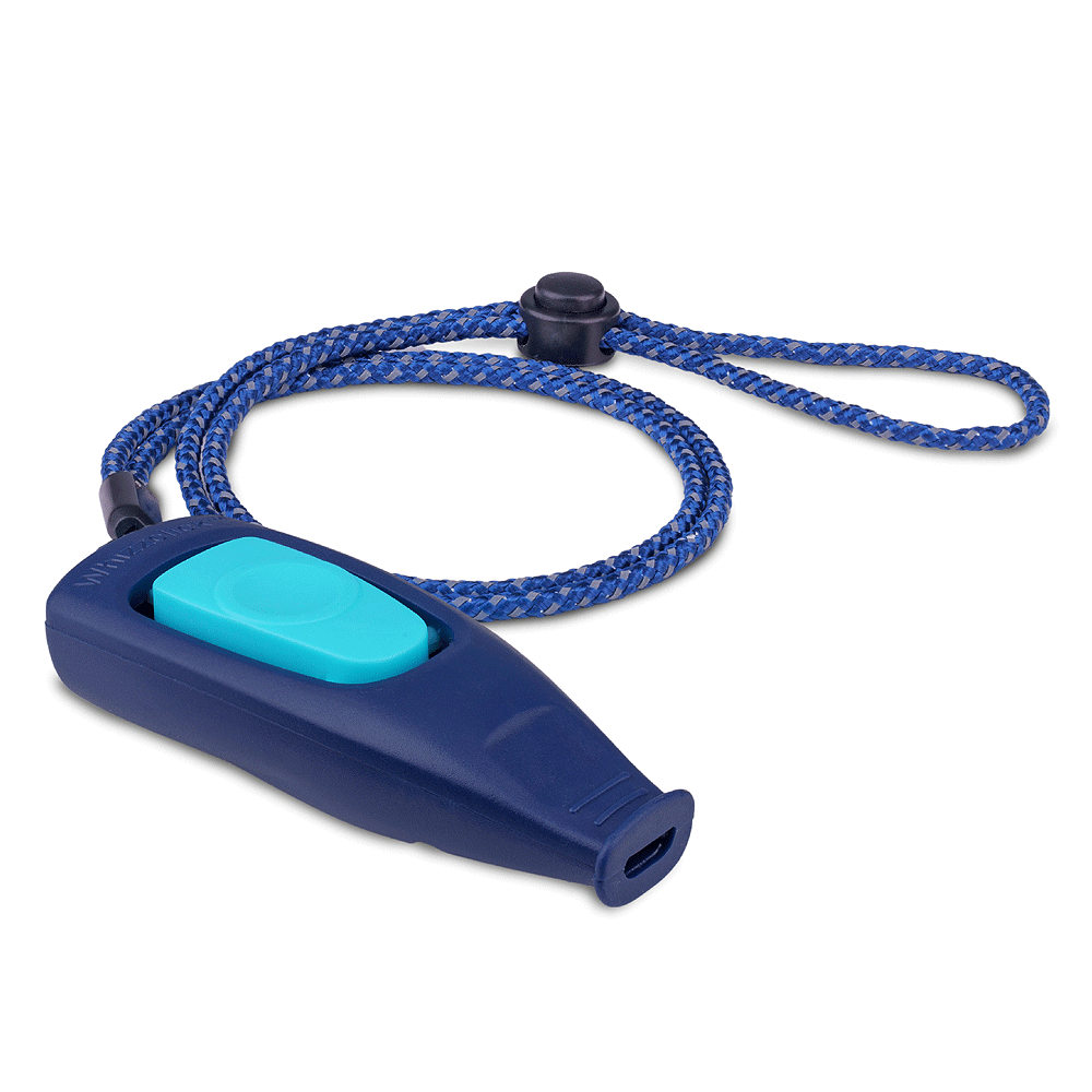 Coachi  Whizzclick Dog Clicker Navy Blue