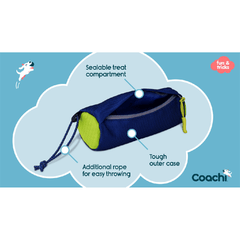 Coachi  Fetch & Reward Navy/Lime