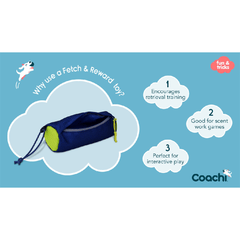 Coachi  Fetch & Reward Navy/Lime