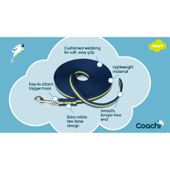 Coachi  Training Line Navy/Lime 5m