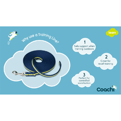 Coachi  Training Line Navy/Lime 5m