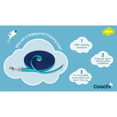 Coachi  Waterproof Training Line Navy/Blue 10m