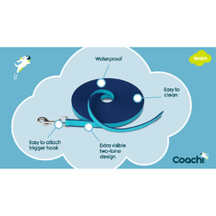 Coachi  Waterproof Training Line Navy/Blue 10m