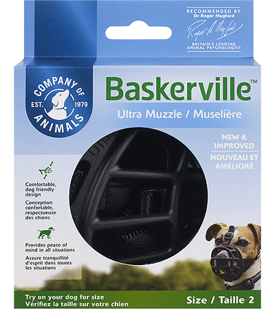 Company of Animals  Baskerville Ultra Muzzle Size 2 Black