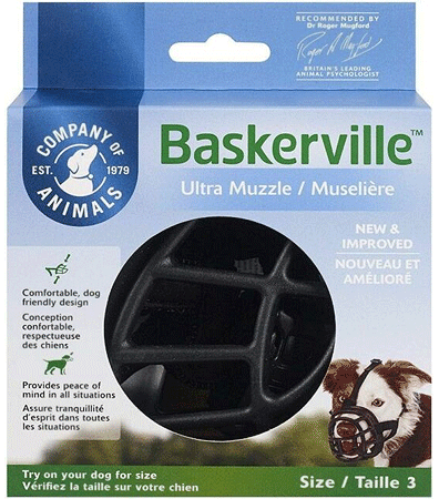 Company of Animals  Baskerville Ultra Muzzle Size 3 Black