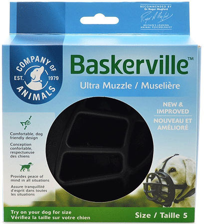Company of Animals  Baskerville Ultra Muzzle Size 5 Black