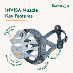 Company of Animals  Baskerville Invisa Muzzle Size 2 Clear