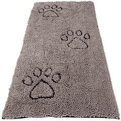 Dgs Dirty Dog Doormat Runner Grey 60 x 30in