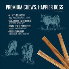 DOGGINSTIX Bully Sticks 6" Standard