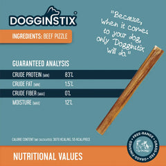 DOGGINSTIX Bully Sticks 6" Standard