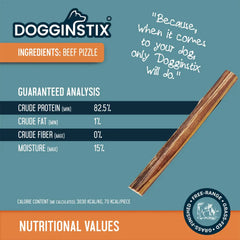 DOGGINSTIX Bully Sticks 6" Jumbo