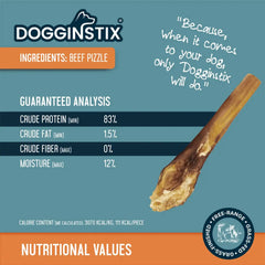 DOGGINSTIX Bully Sticks 6" Monster