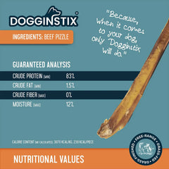 DOGGINSTIX Bully Sticks 12" Monster