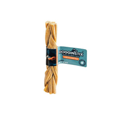 DOGGINSTIX Braided Lamb Collagen 6"