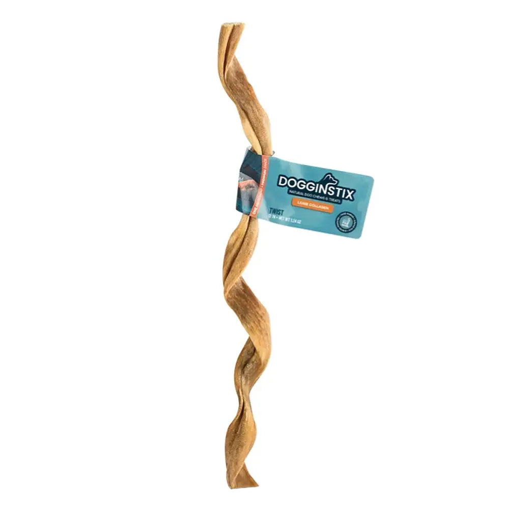 DOGGINSTIX Lamb Collagen Twist