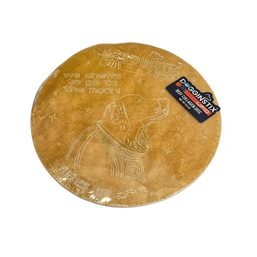 DOGGINSTIX Beef Collagen UFO