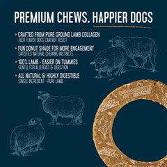 DOGGINSTIX Lamb Collagen Cosmic Donut