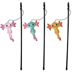 ETHICAL/SPOT Axolotl Squiggles Teaser Cat Toy