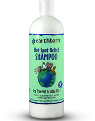 Earthbath Hot Spot Relief Shampoo Tea Tree Oil And Aloe Vera 16Oz