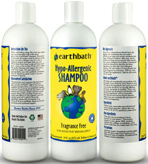 Earthbath Hypo-Allergenic Shampoo Fragrance-Free 16Oz