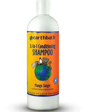Earthbath 2-In-1 Conditioning Shampoo Mango Tango 16Oz